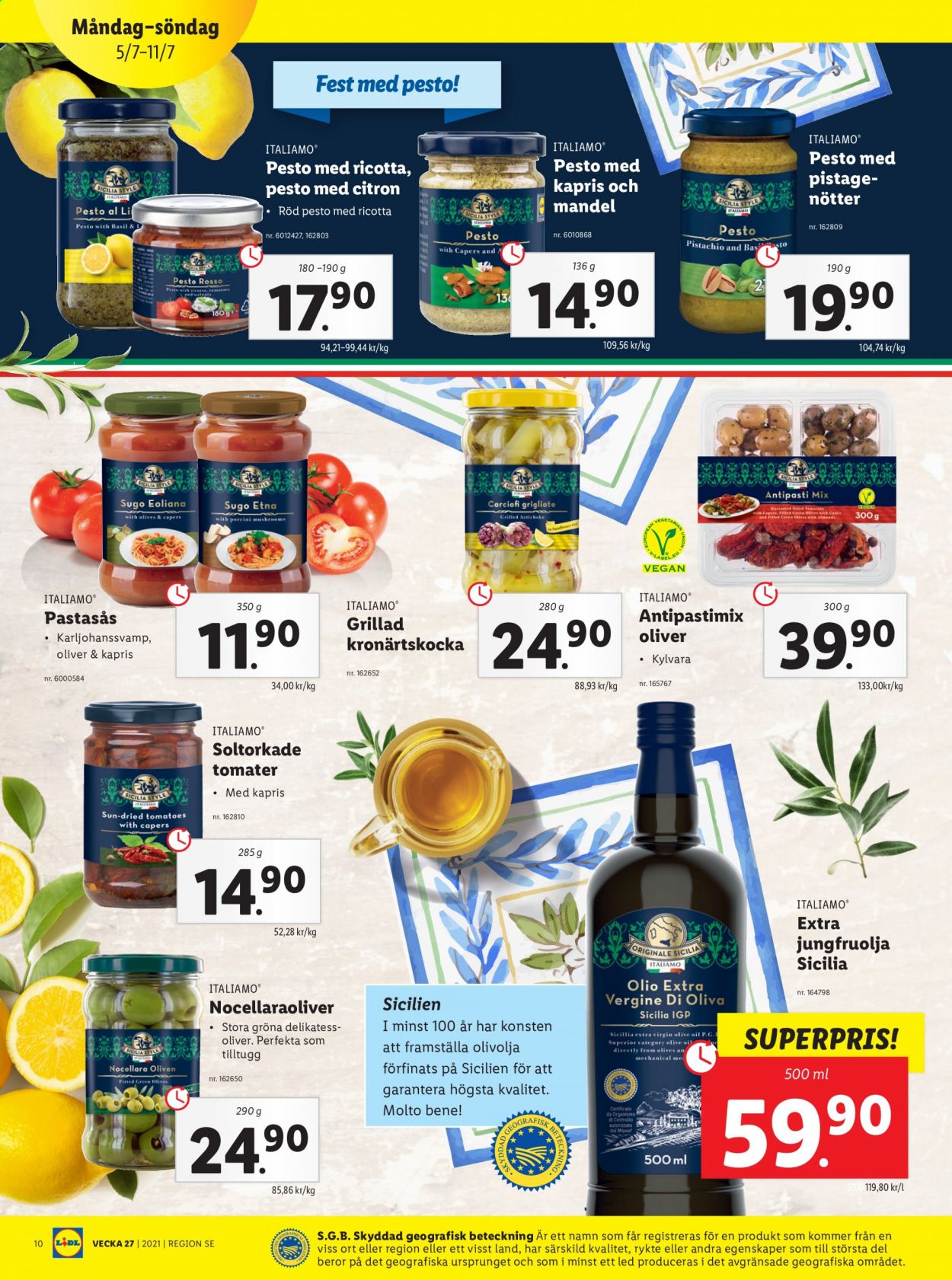 Lidl reklamblad - 5/7 2021 - 11/7 2021. Sida 10