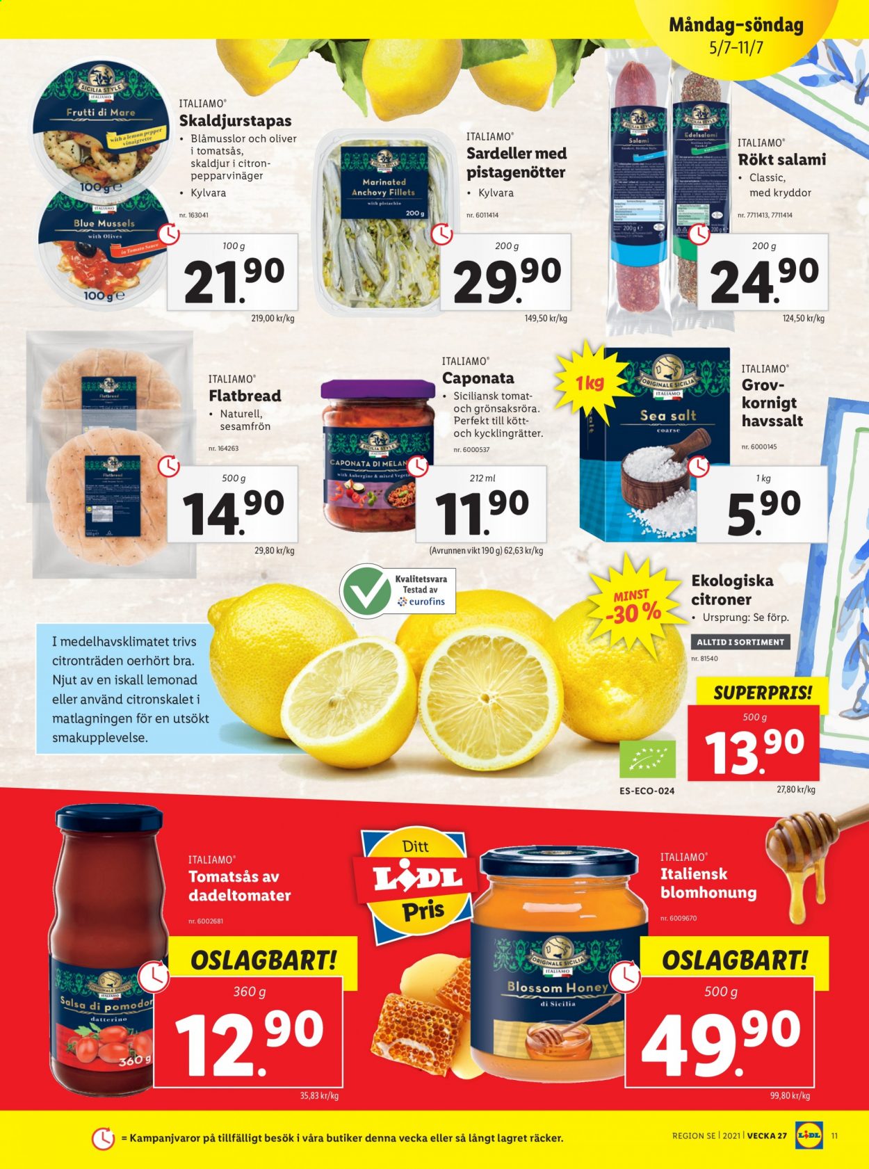 Lidl reklamblad - 5/7 2021 - 11/7 2021. Sida 11