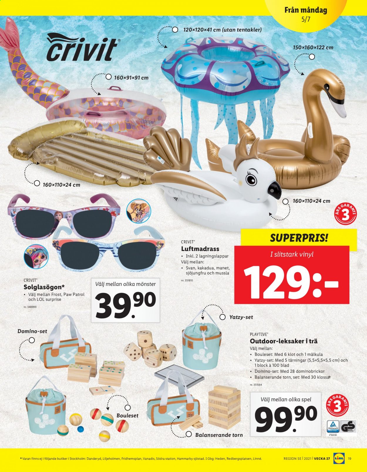 Lidl reklamblad - 5/7 2021 - 11/7 2021. Sida 19