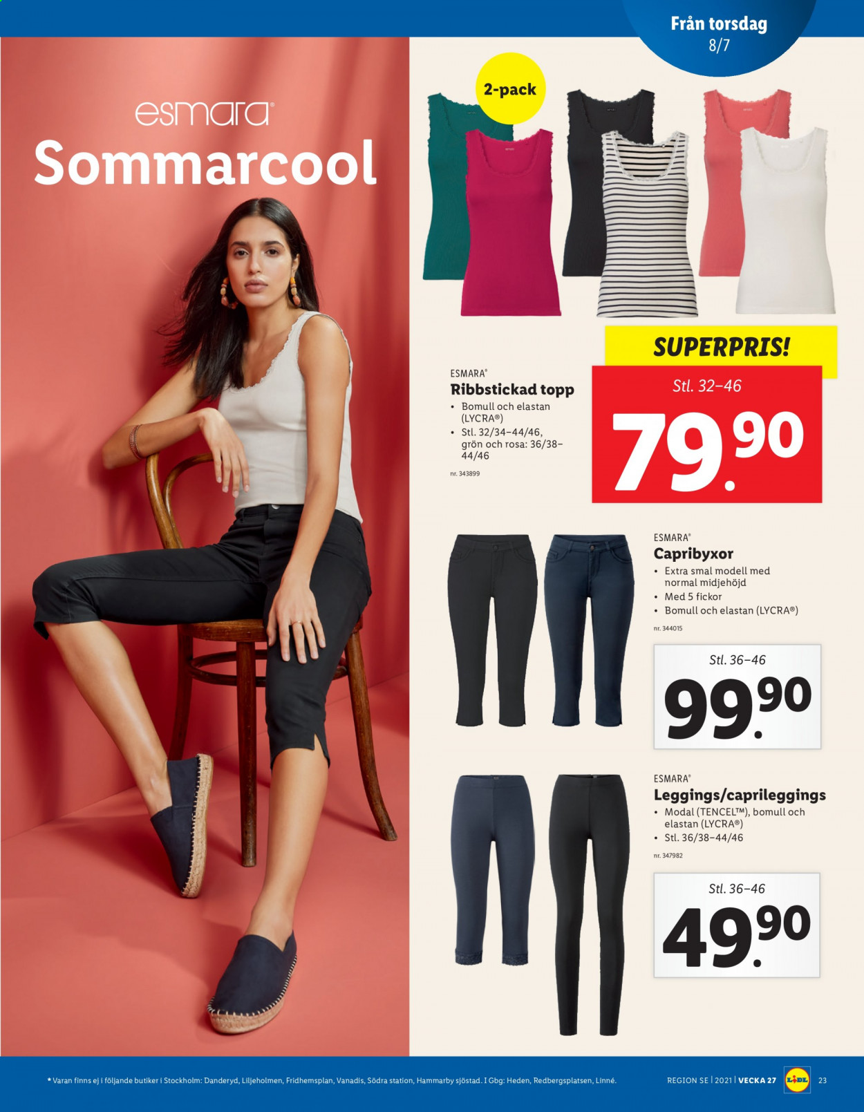 Lidl reklamblad - 5/7 2021 - 11/7 2021. Sida 23