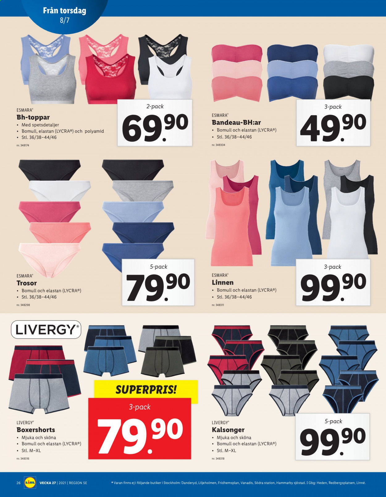 Lidl reklamblad - 5/7 2021 - 11/7 2021. Sida 26