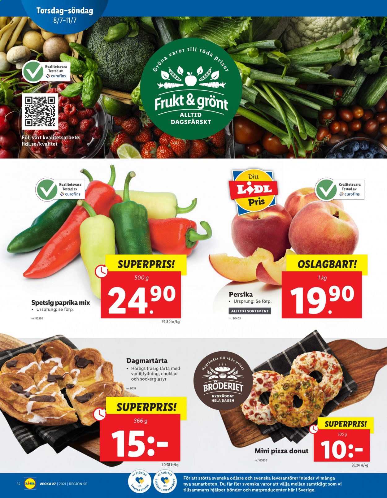Lidl reklamblad - 5/7 2021 - 11/7 2021. Sida 32
