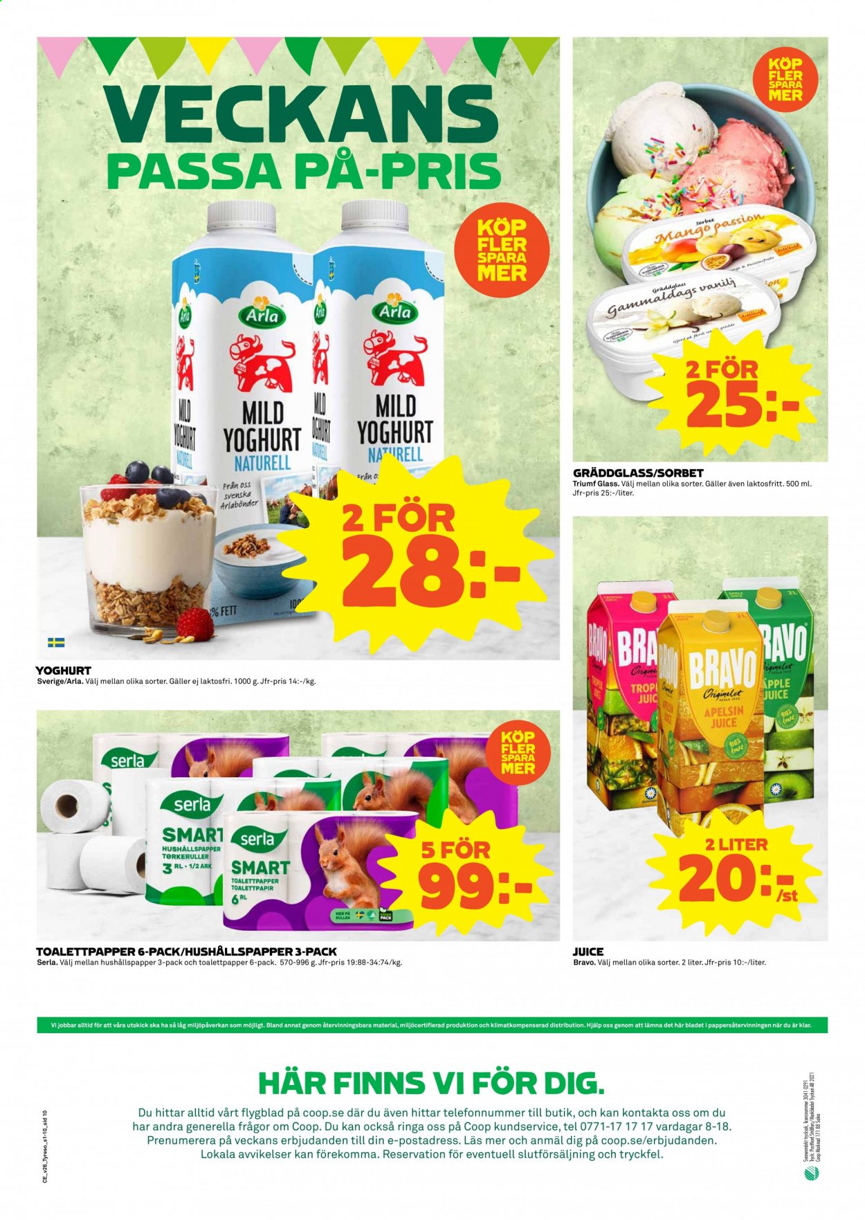 Coop reklamblad - 28/6 2021 - 4/7 2021. Sida 10