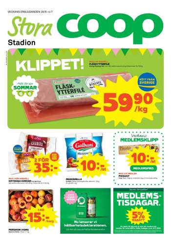 Coop reklamblad - 28/6 2021 - 4/7 2021.