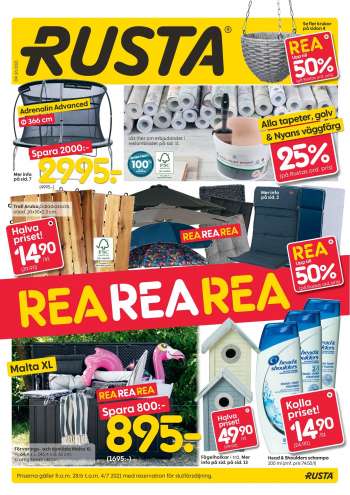 Rusta reklamblad - 28/6 2021 - 4/7 2021.
