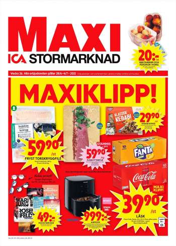 ICA reklamblad - 28/6 2021 - 4/7 2021.