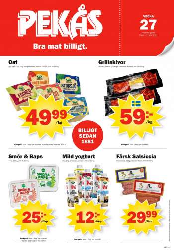 Pekås reklamblad - 5/7 2021 - 11/7 2021.