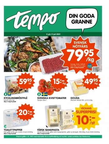 Tempo reklamblad - 5/7 2021 - 11/7 2021.