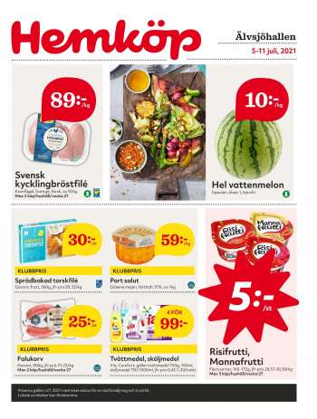 Hemköp reklamblad - 5/7 2021 - 11/7 2021.