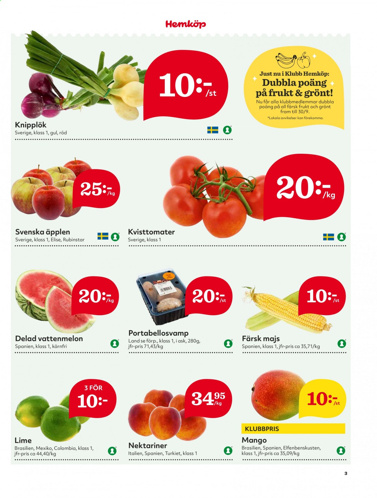 Hemköp reklamblad - 5/7 2021 - 11/7 2021. Sida 3
