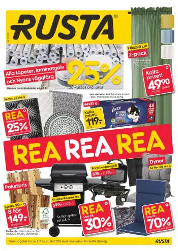 Rusta reklamblad - 5/7 2021 - 11/7 2021.