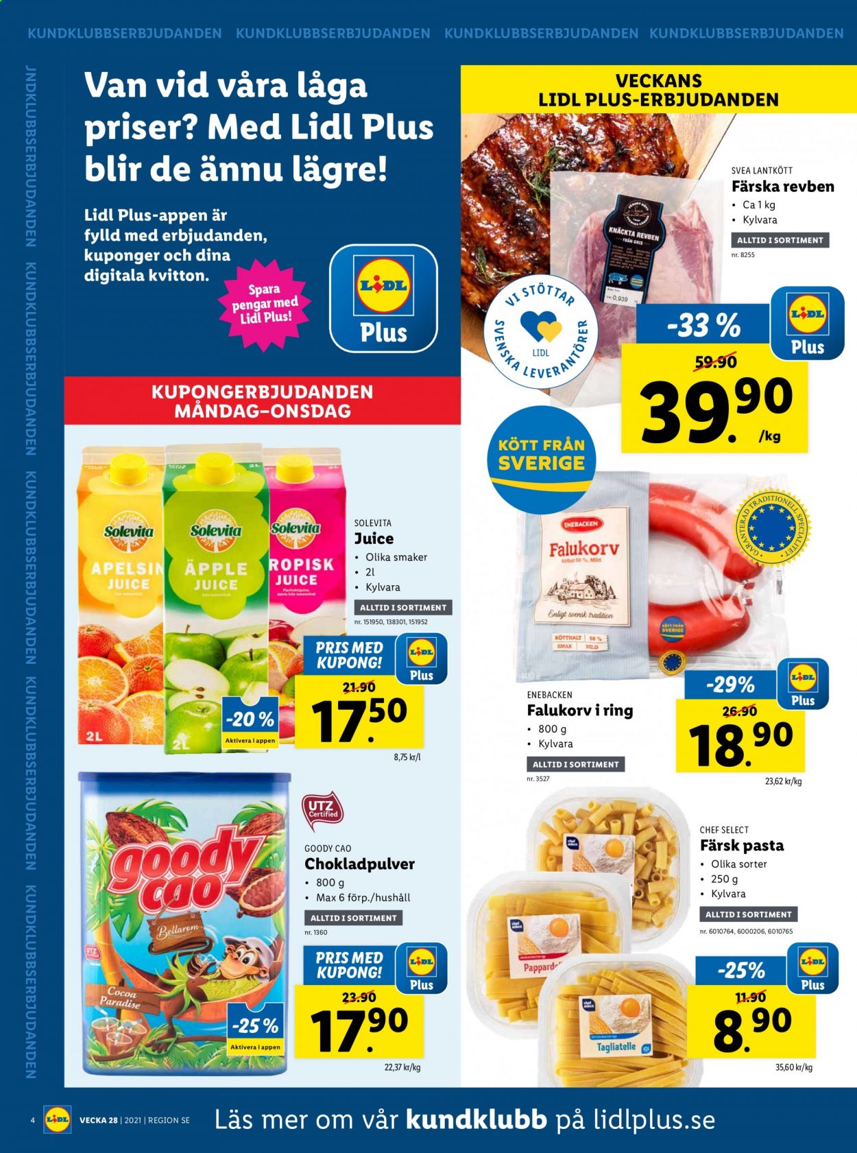 Lidl reklamblad - 12/7 2021 - 18/7 2021. Sida 4