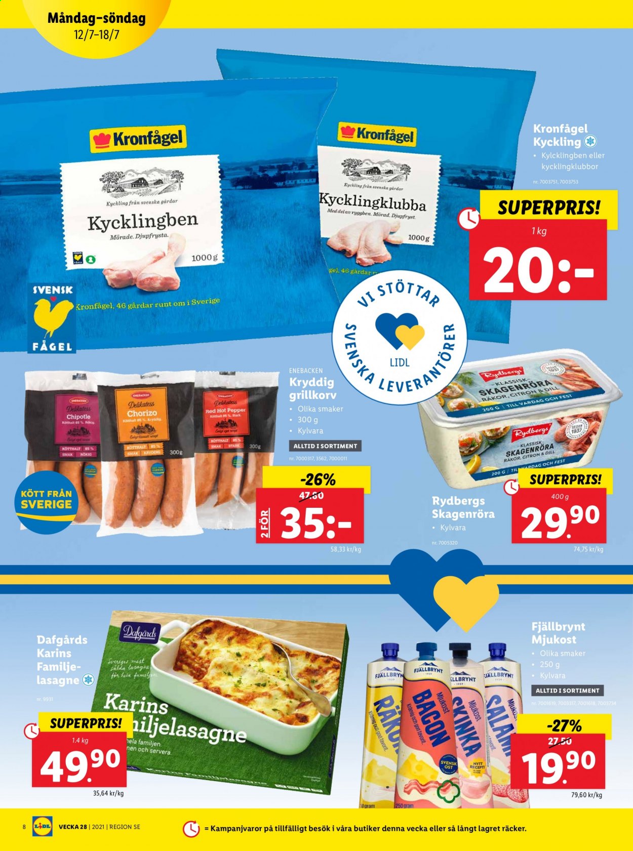 Lidl reklamblad - 12/7 2021 - 18/7 2021. Sida 8