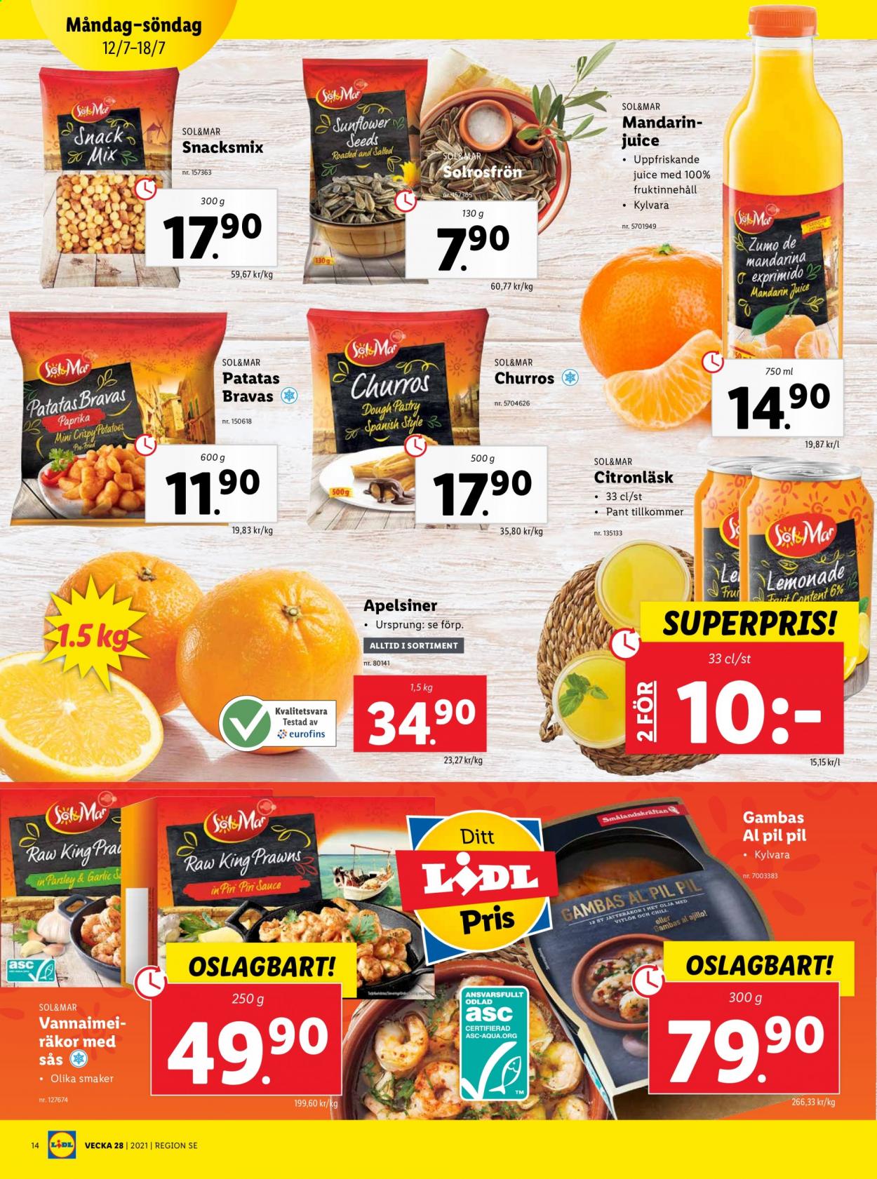 Lidl reklamblad - 12/7 2021 - 18/7 2021. Sida 14
