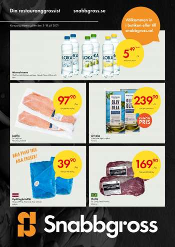 Axfood Snabbgross reklamblad - 5/7 2021 - 18/7 2021.