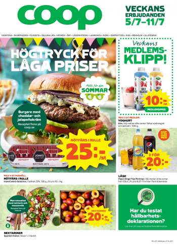 Coop reklamblad - 5/7 2021 - 11/7 2021.