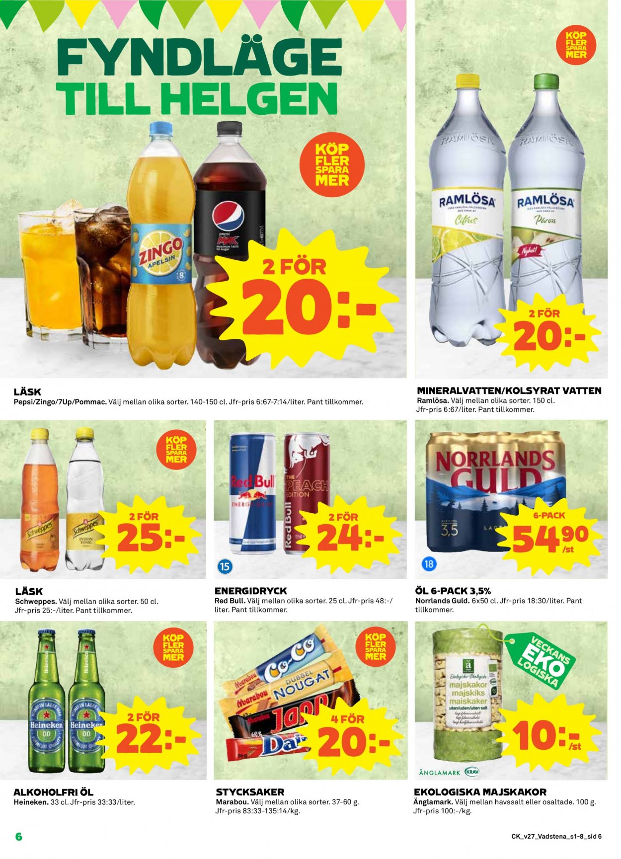 Coop reklamblad - 5/7 2021 - 11/7 2021. Sida 6