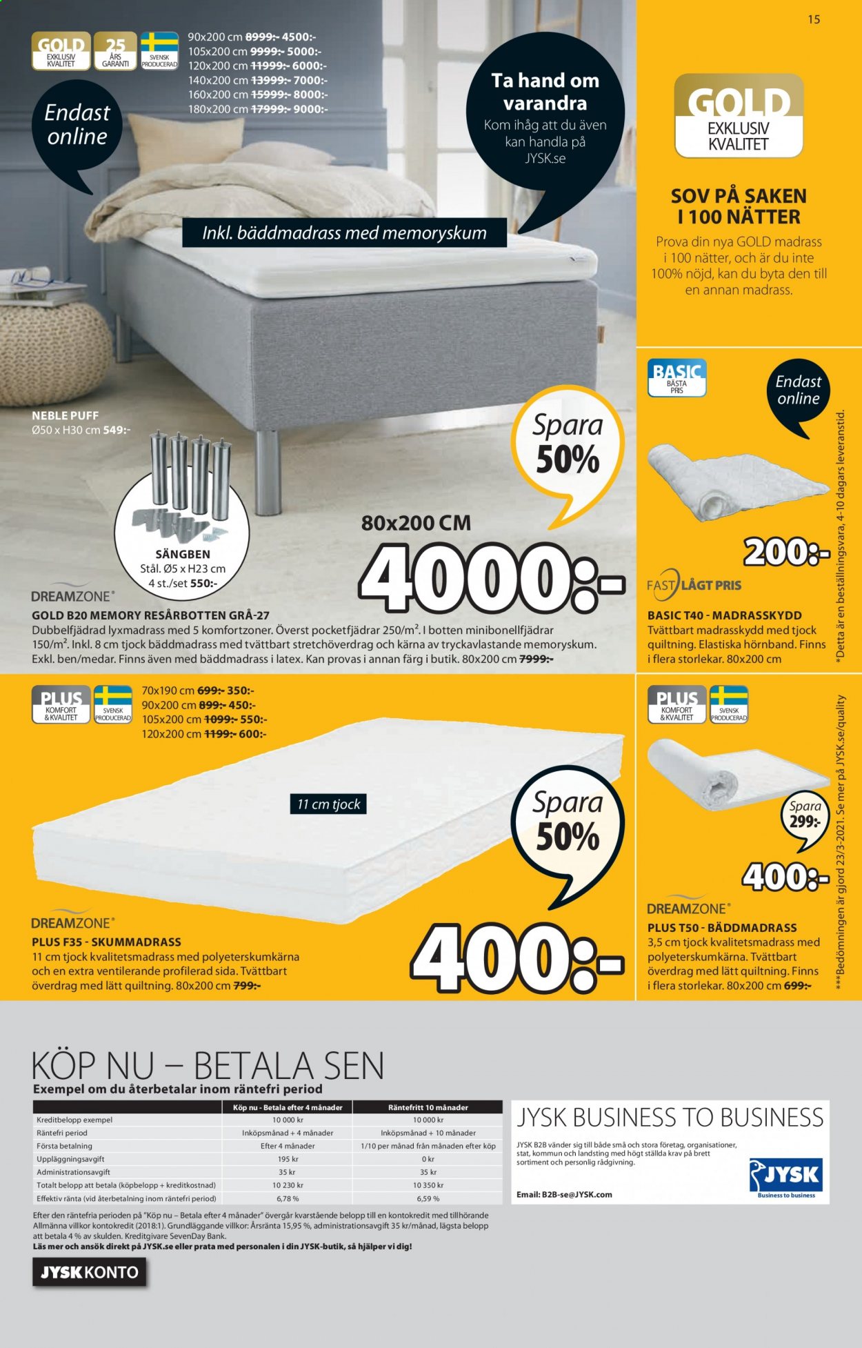 JYSK reklamblad - 11/7 2021 - 24/7 2021. Sida 15