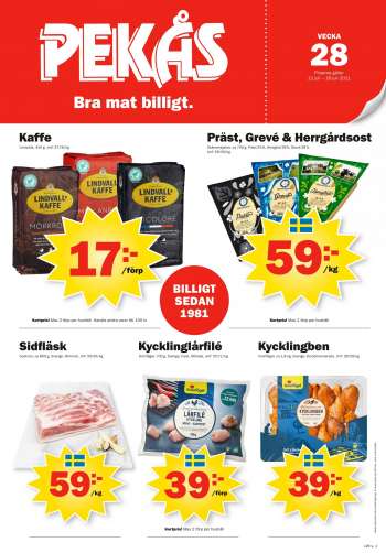 Pekås reklamblad - 12/7 2021 - 18/7 2021.