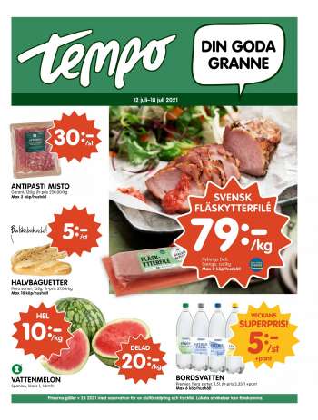 Tempo reklamblad - 12/7 2021 - 18/7 2021.