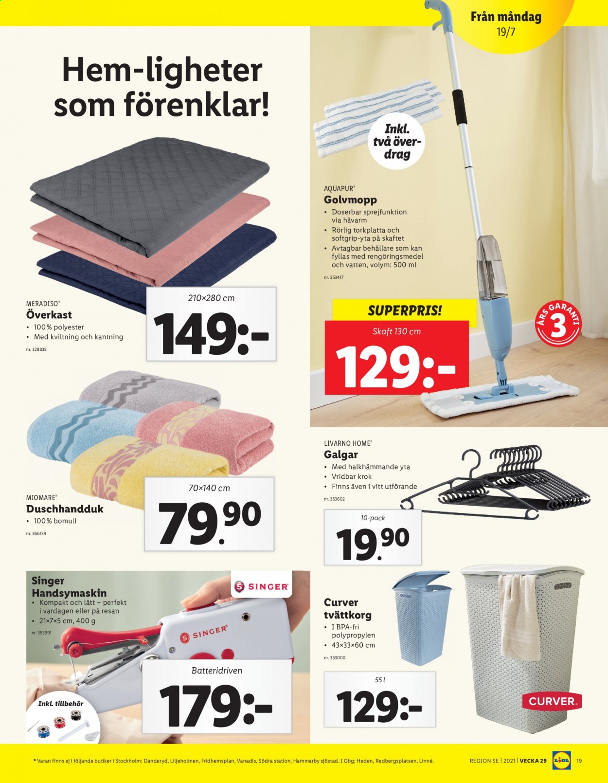 Lidl reklamblad - 19/7 2021 - 25/7 2021. Sida 19