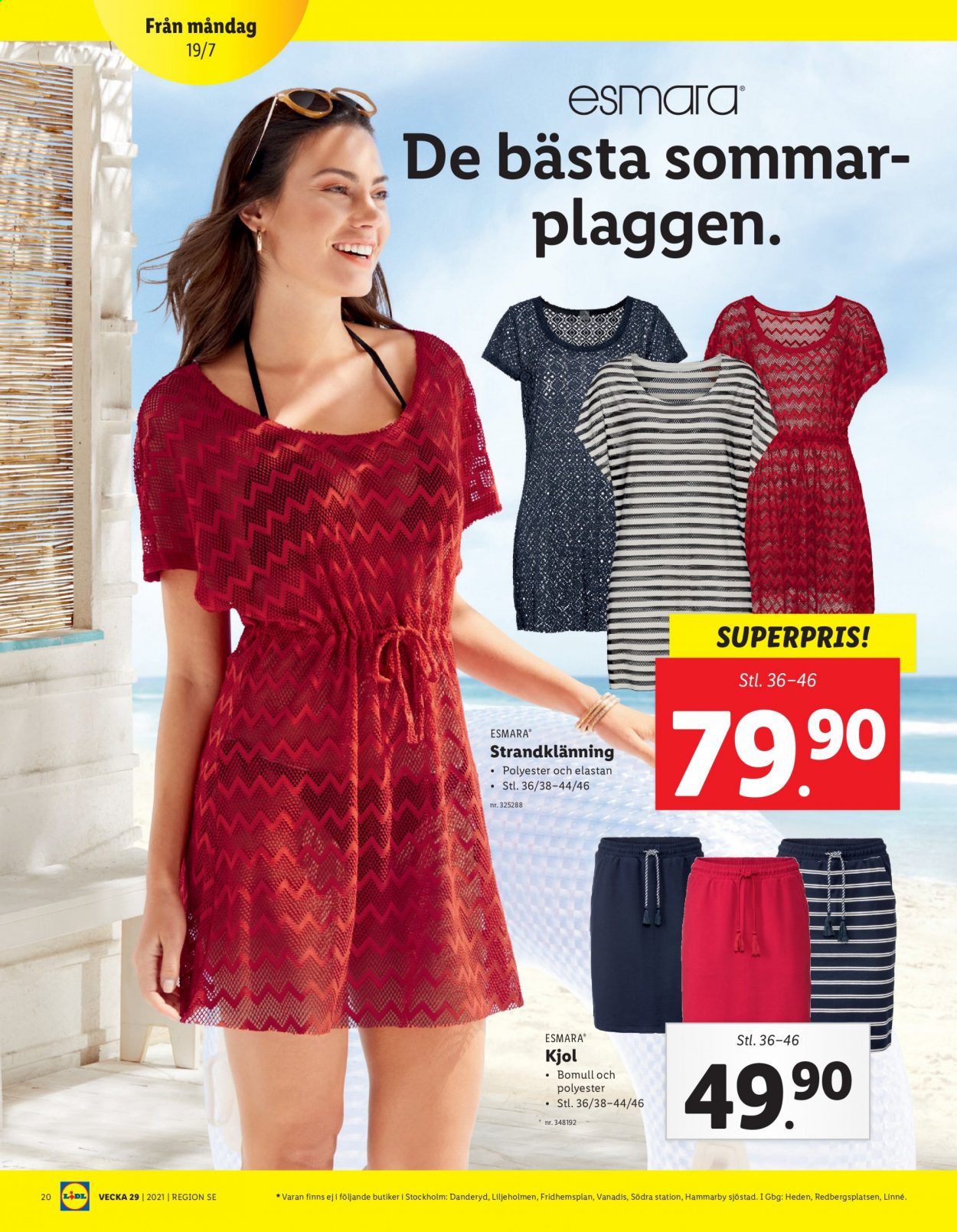 Lidl reklamblad - 19/7 2021 - 25/7 2021. Sida 20