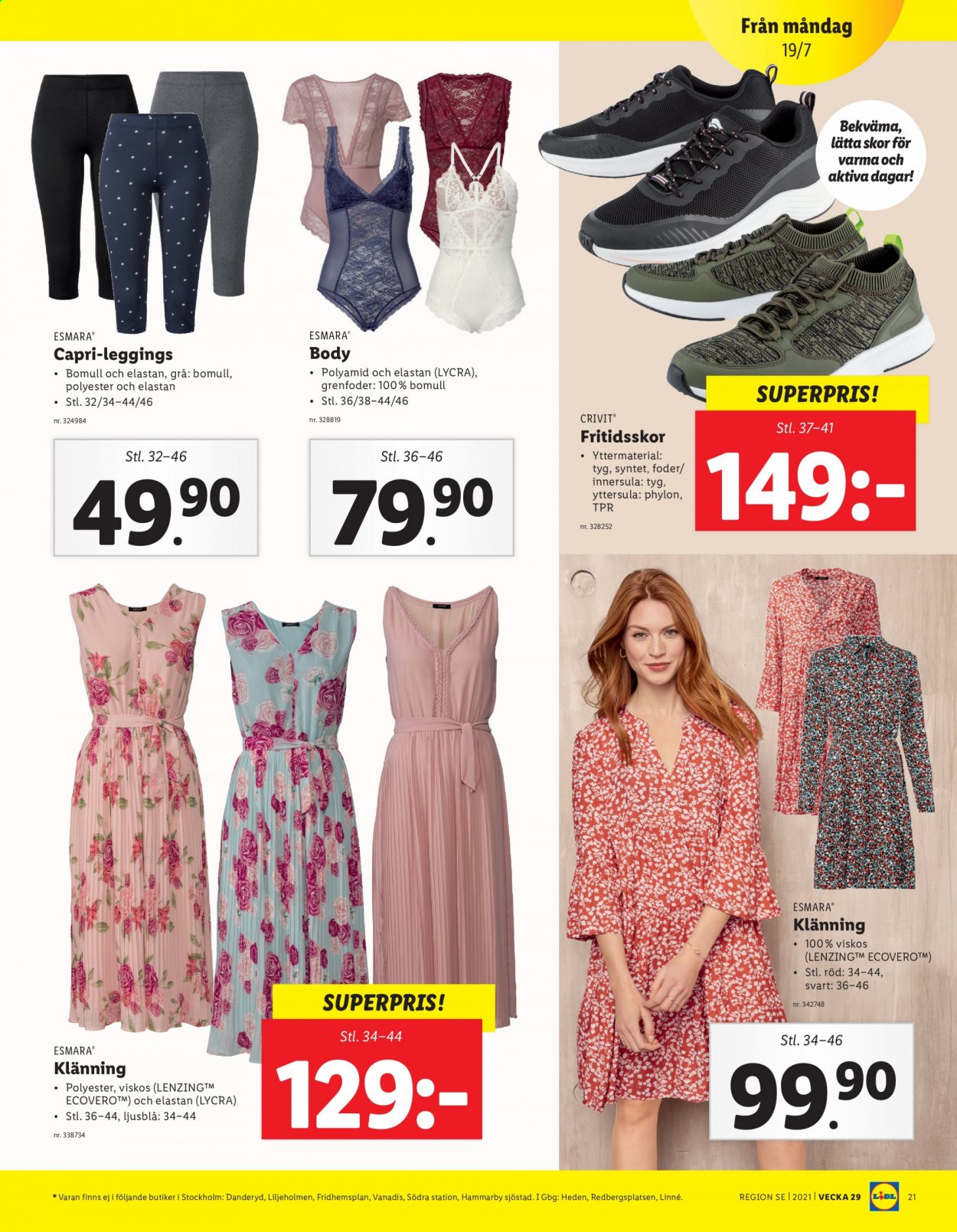Lidl reklamblad - 19/7 2021 - 25/7 2021. Sida 21