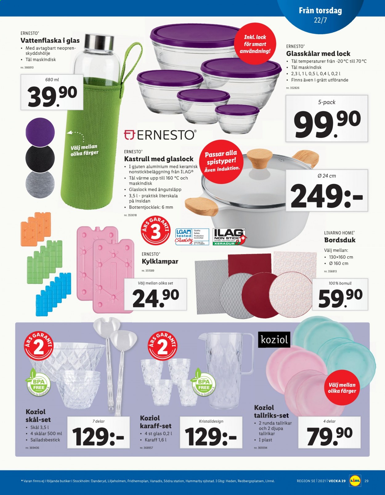Lidl reklamblad - 19/7 2021 - 25/7 2021. Sida 29