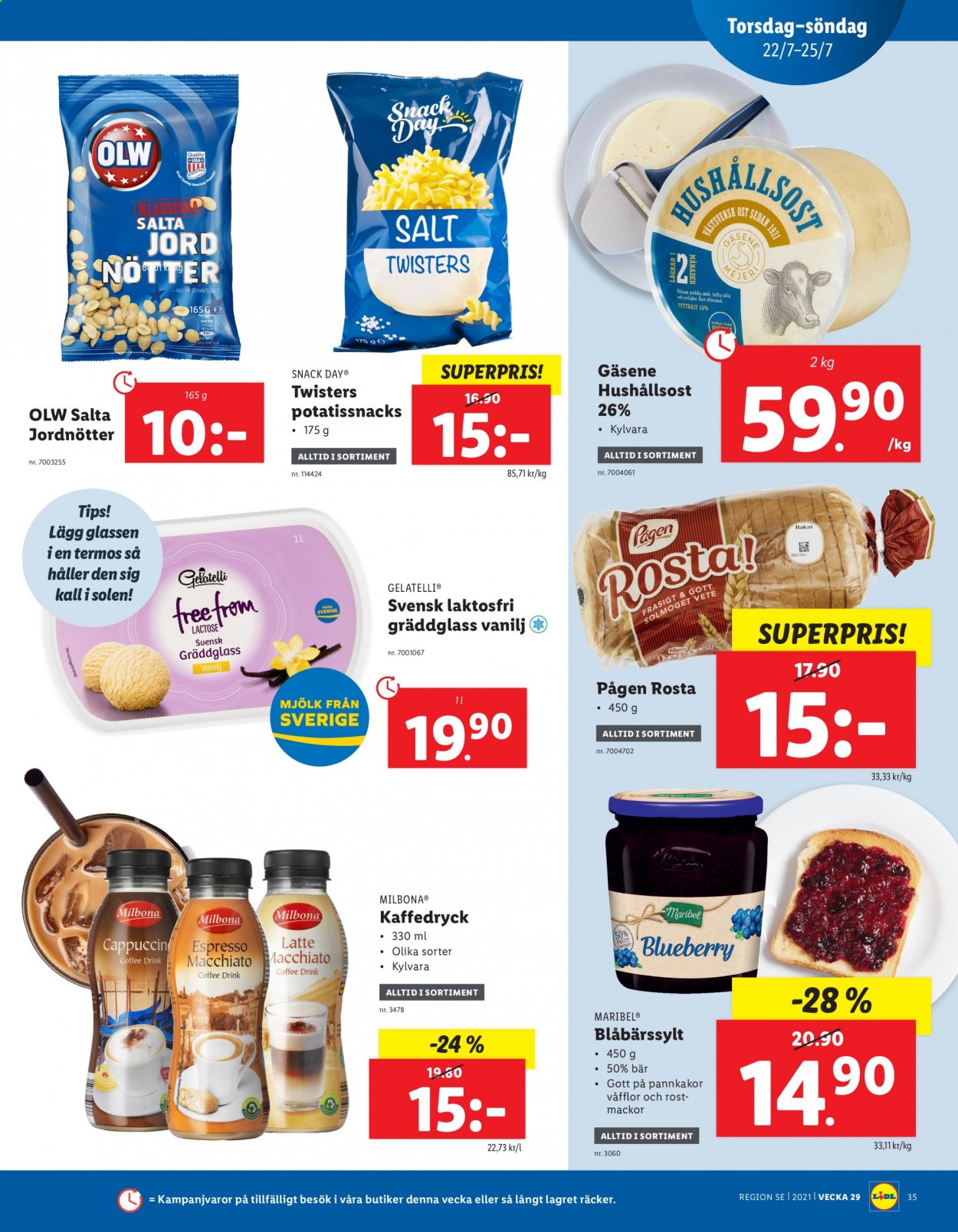 Lidl reklamblad - 19/7 2021 - 25/7 2021. Sida 35