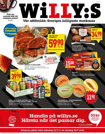 Willys reklamblad - 12/7 2021 - 18/7 2021.