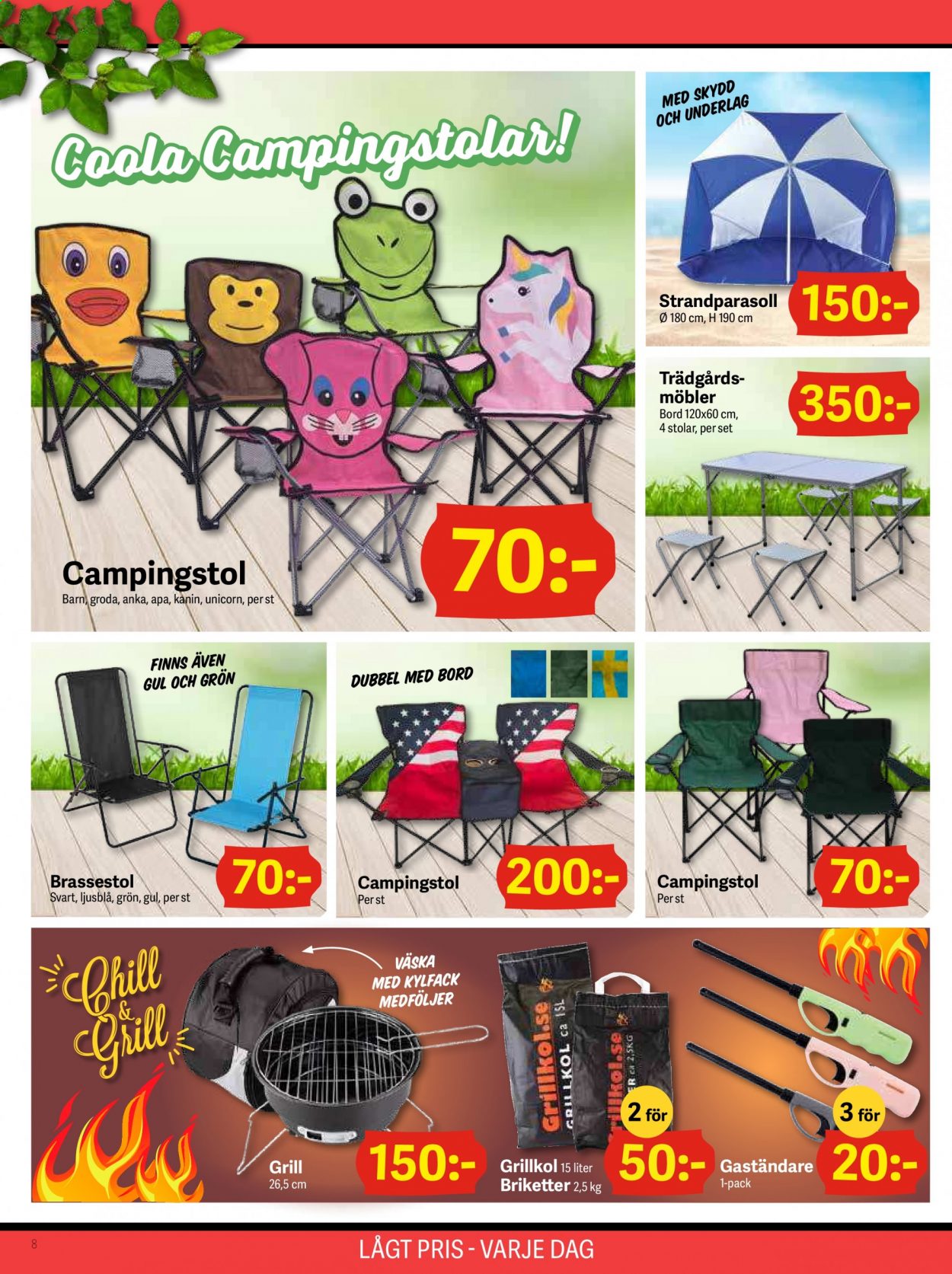DollarStore reklamblad - 19/7 2021 - 1/8 2021. Sida 8