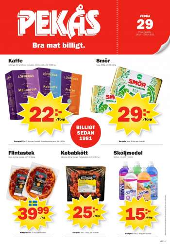 Pekås reklamblad - 19/7 2021 - 25/7 2021.