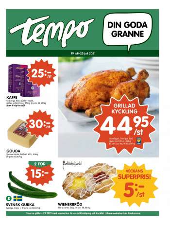 Tempo reklamblad - 19/7 2021 - 25/7 2021.