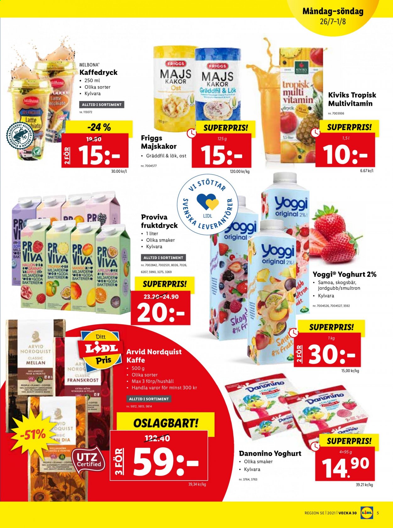 Lidl reklamblad - 26/7 2021 - 1/8 2021. Sida 5