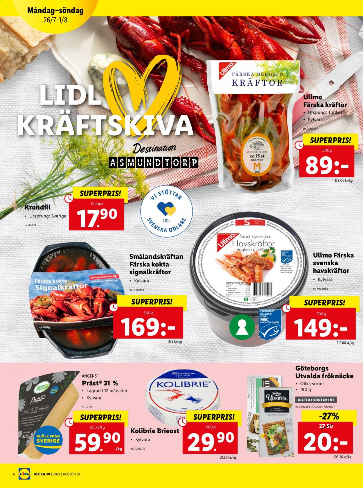 Lidl reklamblad - 26/7 2021 - 1/8 2021. Sida 6
