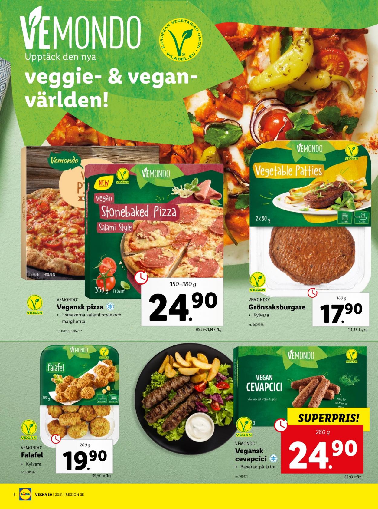 Lidl reklamblad - 26/7 2021 - 1/8 2021. Sida 8