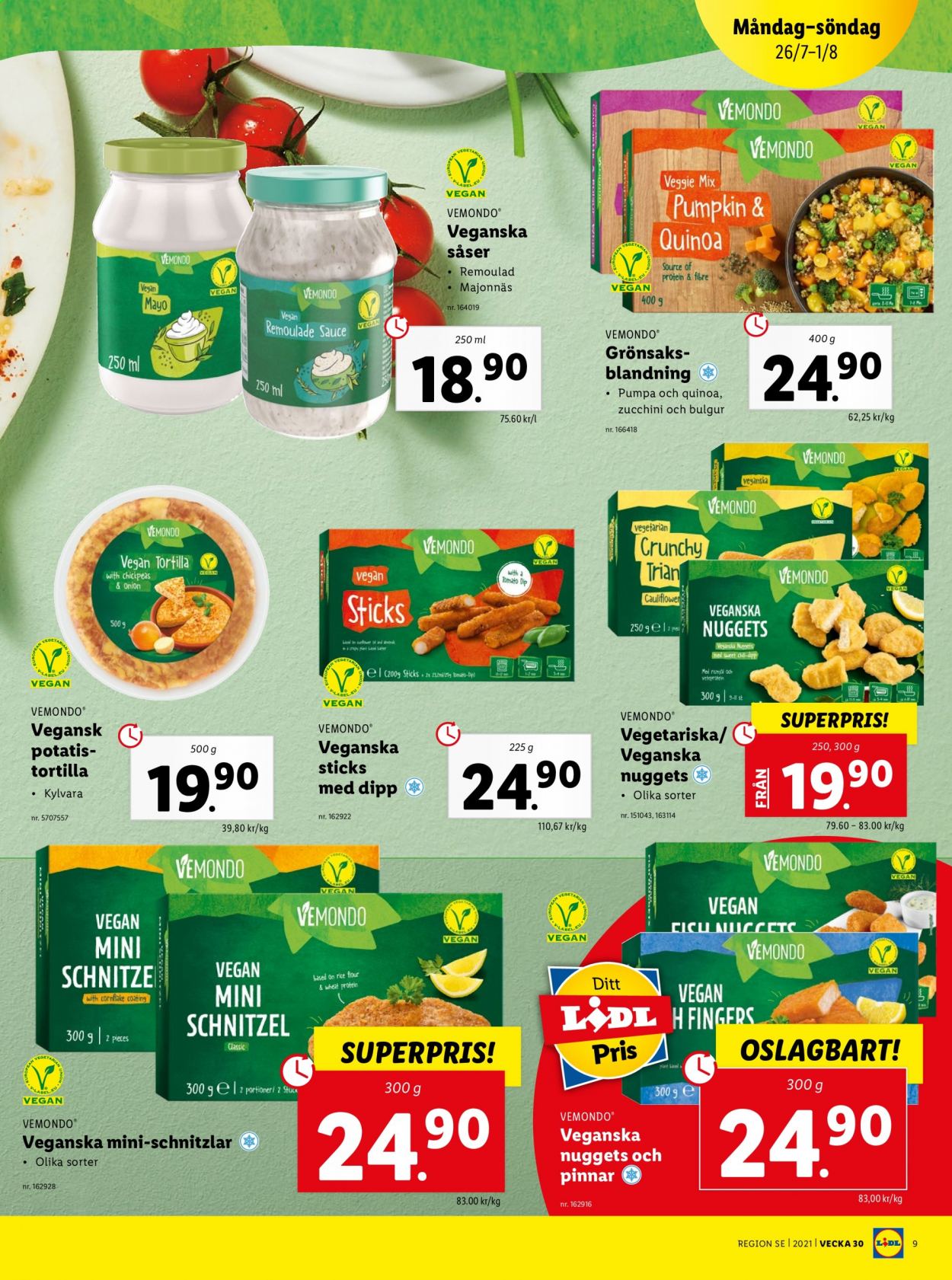 Lidl reklamblad - 26/7 2021 - 1/8 2021. Sida 9