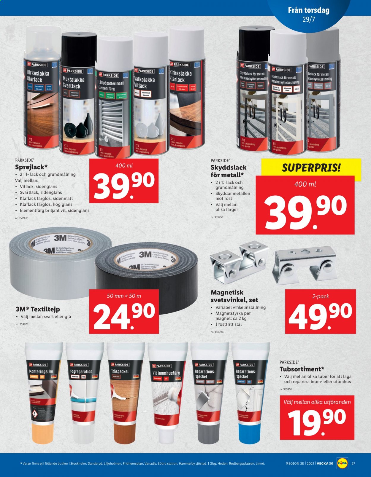 Lidl reklamblad - 26/7 2021 - 1/8 2021. Sida 27