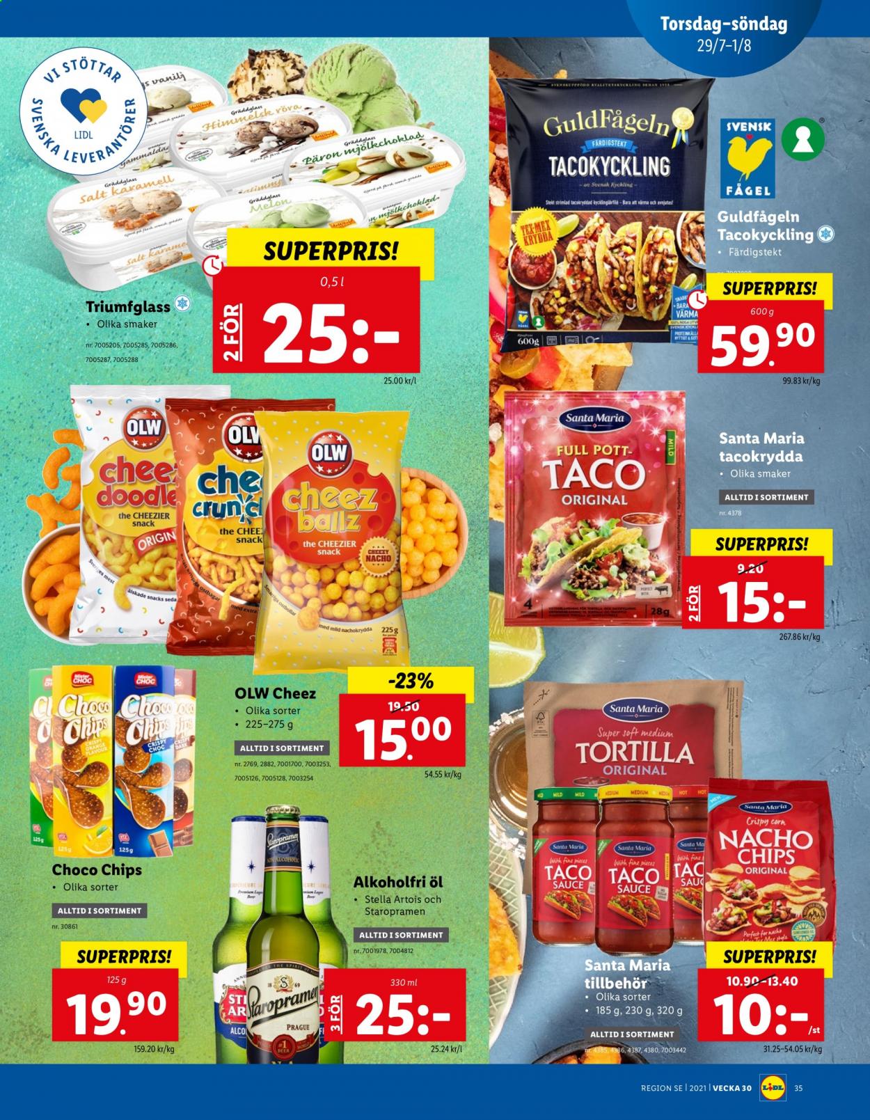 Lidl reklamblad - 26/7 2021 - 1/8 2021. Sida 35