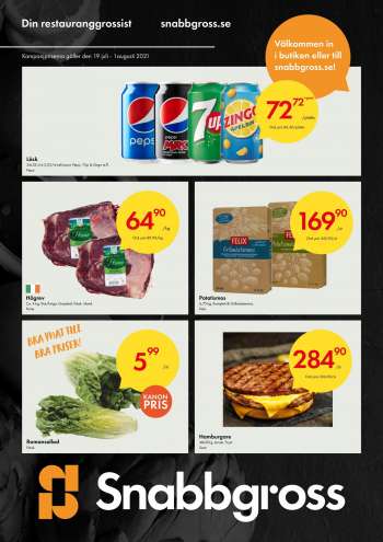 Axfood Snabbgross reklamblad - 19/7 2021 - 1/8 2021.