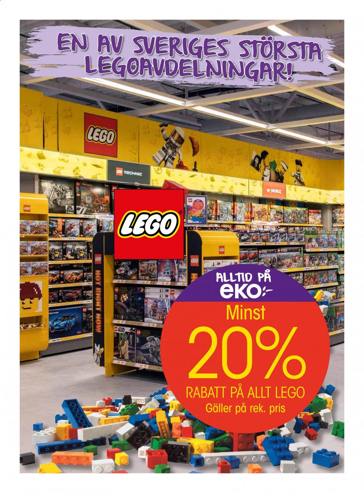 thumbnail - EKO reklamblad - 19/7 2021 - 25/7 2021 - varor från reklamblad - LEGO. Sida 4.