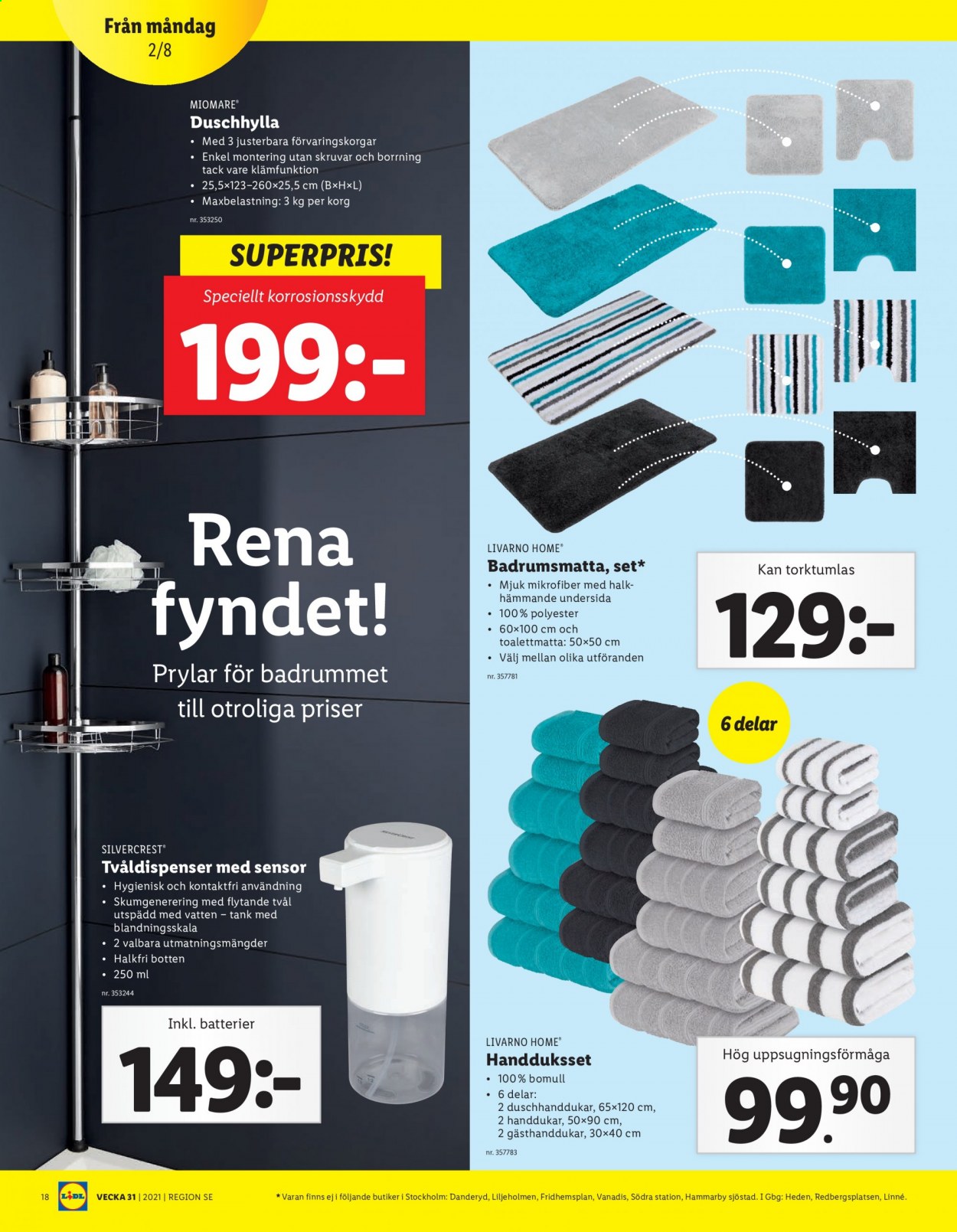 Lidl reklamblad - 2/8 2021 - 8/8 2021. Sida 18