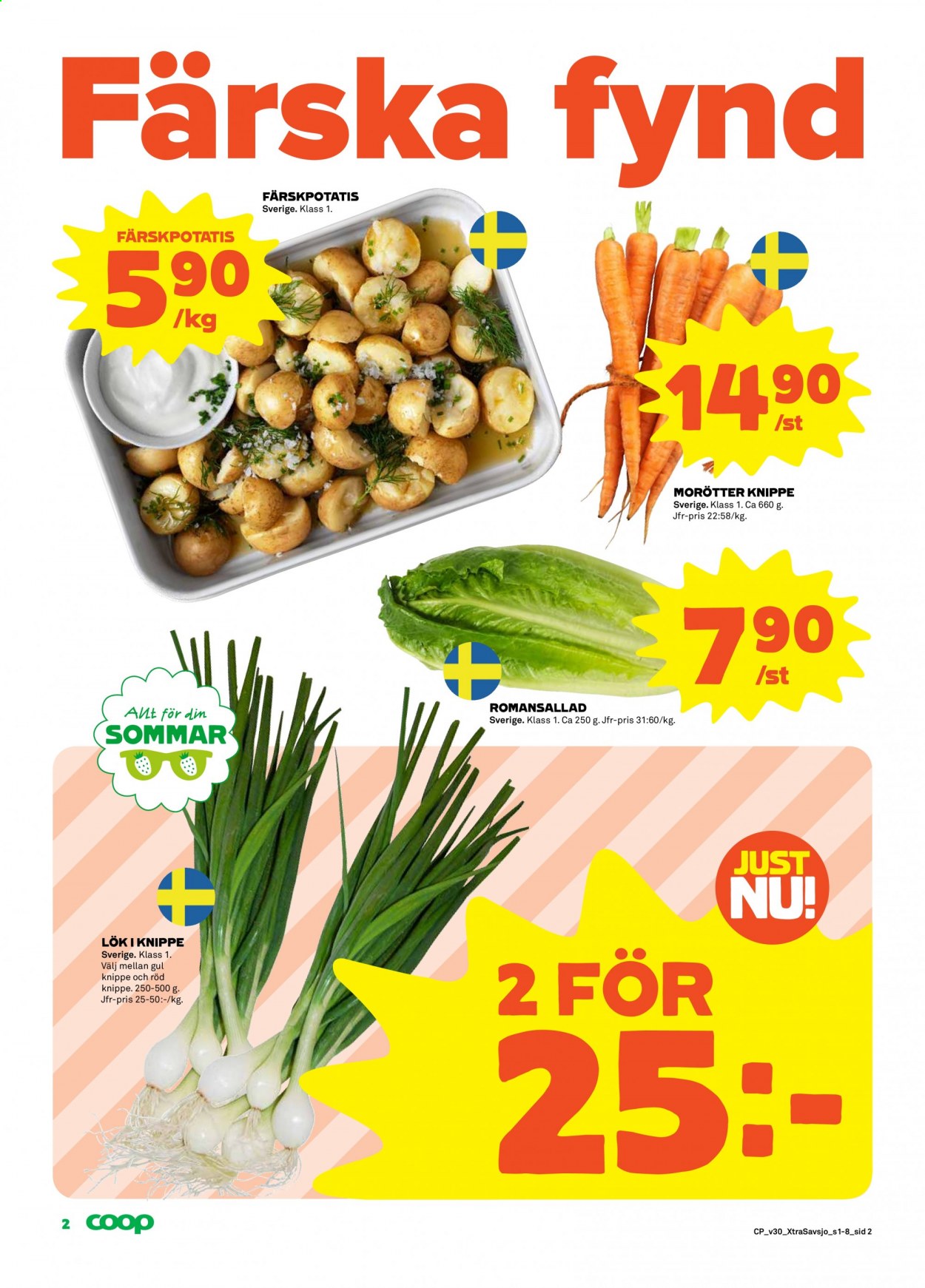 Coop reklamblad - 26/7 2021 - 1/8 2021. Sida 2