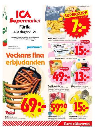 ICA reklamblad - 26/7 2021 - 1/8 2021.