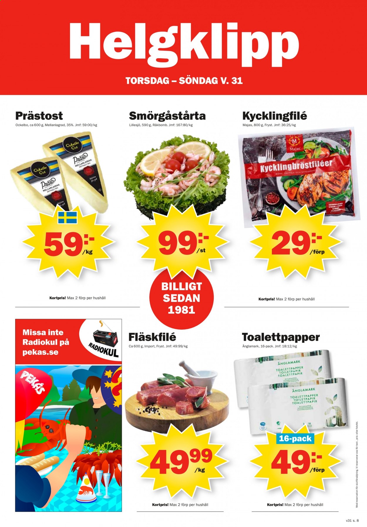 Pekås reklamblad - 2/8 2021 - 8/8 2021. Sida 8