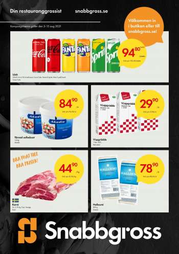 Axfood Snabbgross reklamblad - 2/8 2021 - 15/8 2021.