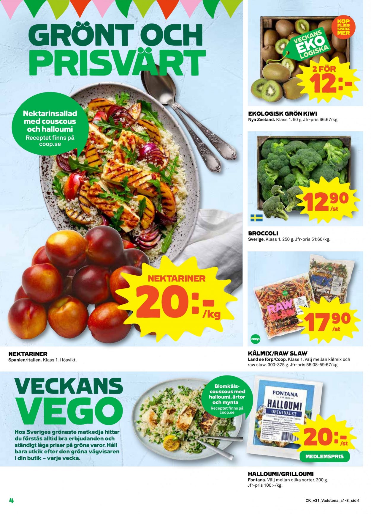 Coop reklamblad - 2/8 2021 - 8/8 2021. Sida 4