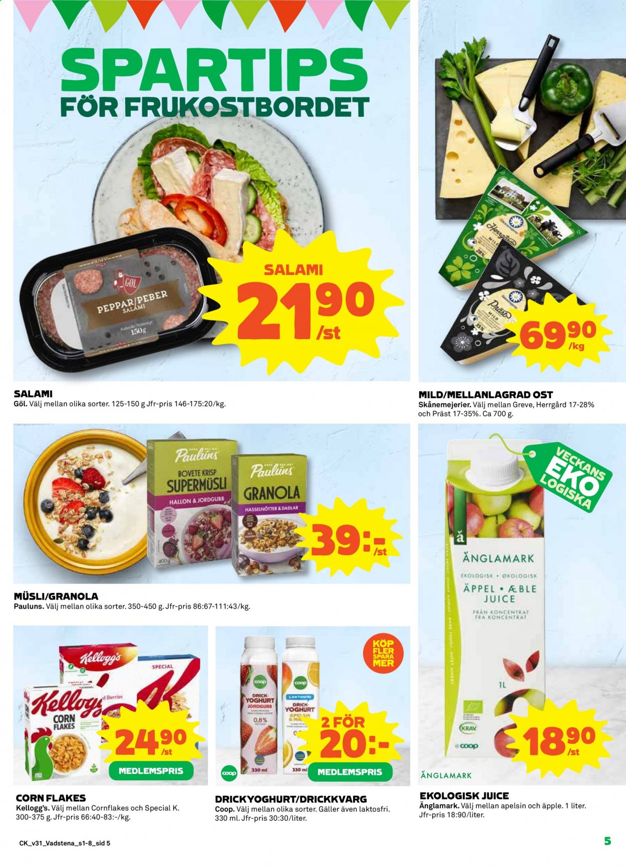 Coop reklamblad - 2/8 2021 - 8/8 2021. Sida 5