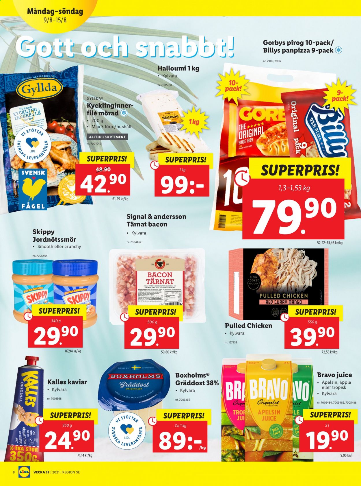 Lidl reklamblad - 9/8 2021 - 15/8 2021. Sida 8