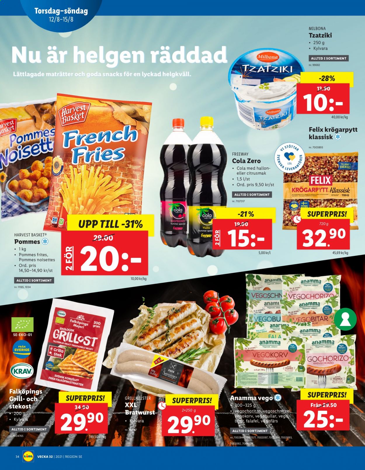 Lidl reklamblad - 9/8 2021 - 15/8 2021. Sida 34